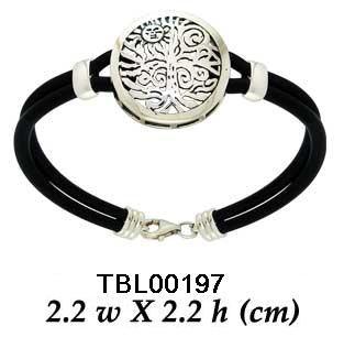 Natures Finest ~ Tree of Life Leather Cord Bracelet TBL197 - Jewelry